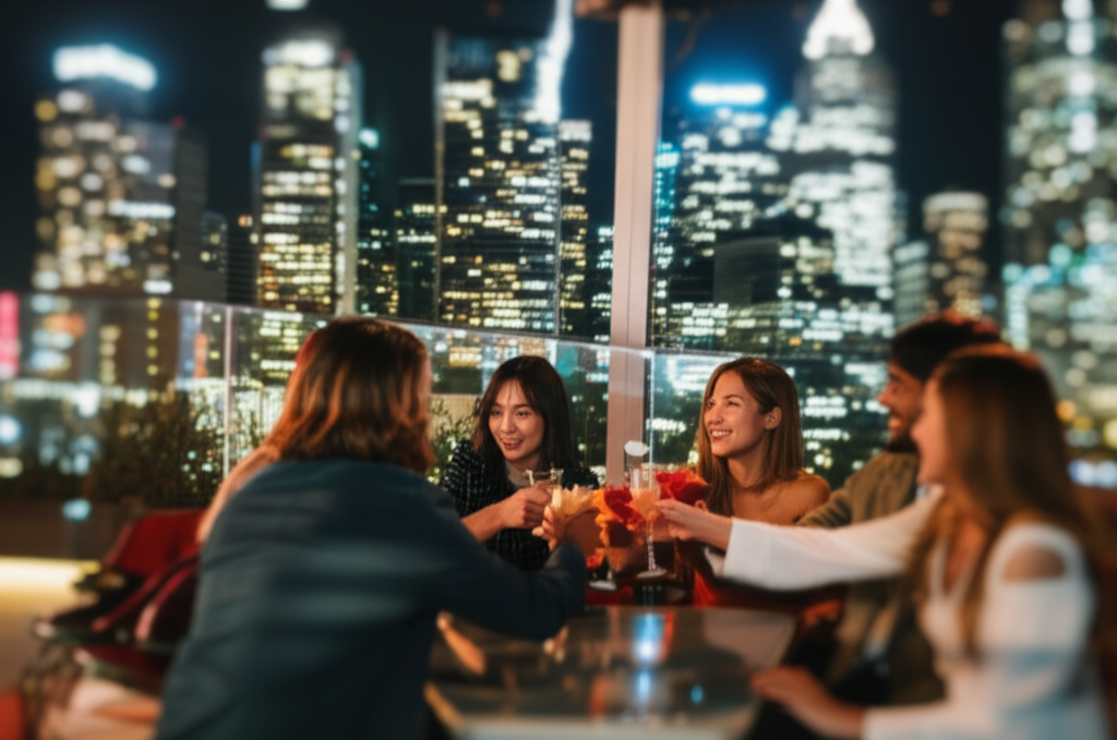 微醺氛圍營造與場地選擇